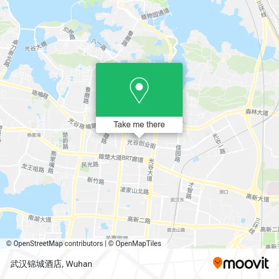 武汉锦城酒店 map