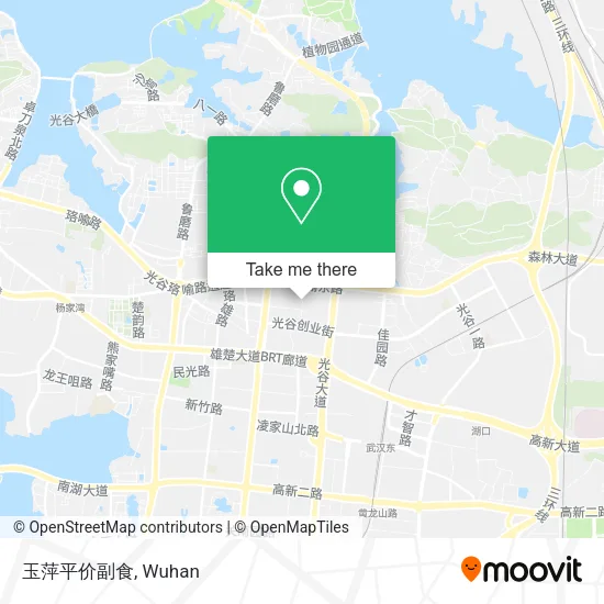 玉萍平价副食 map