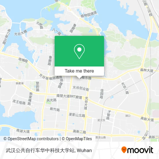 武汉公共自行车华中科技大学站 map