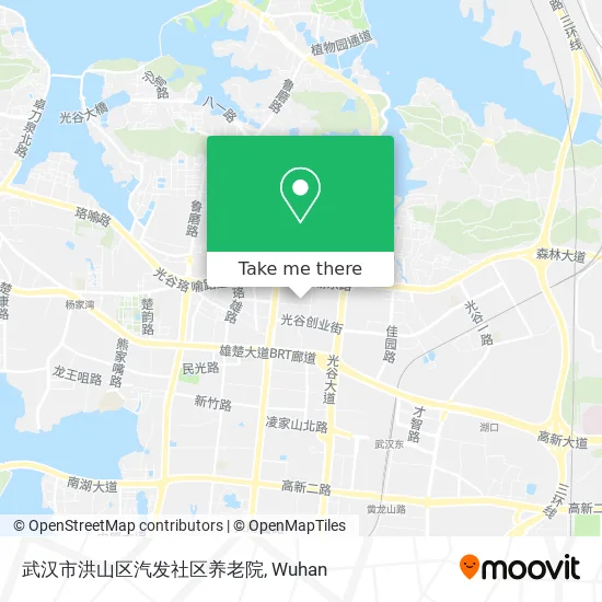 武汉市洪山区汽发社区养老院 map