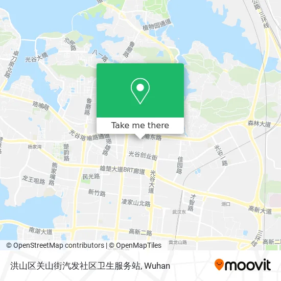 洪山区关山街汽发社区卫生服务站 map