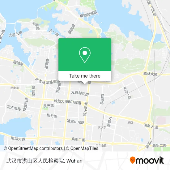 武汉市洪山区人民检察院 map