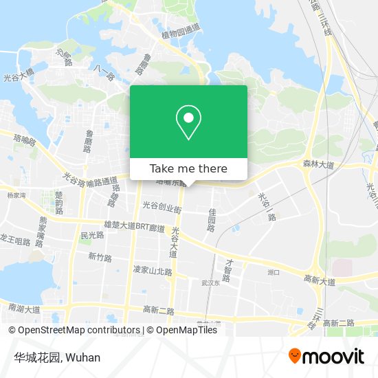 华城花园 map