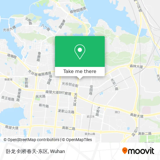 卧龙·剑桥春天-东区 map