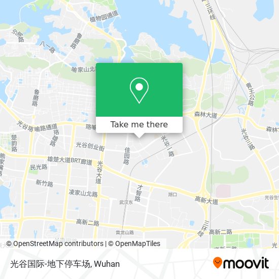 光谷国际-地下停车场 map