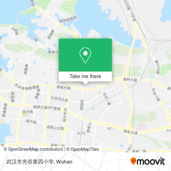 武汉市光谷第四小学 map