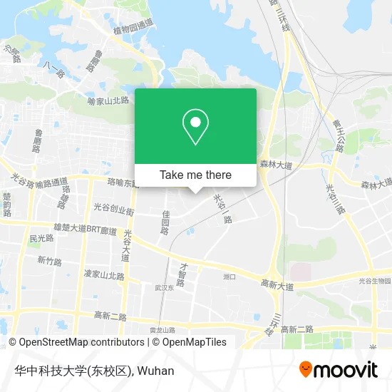 华中科技大学(东校区) map