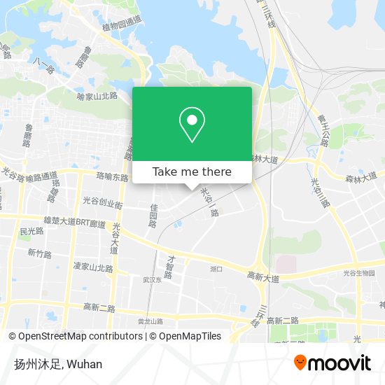 扬州沐足 map