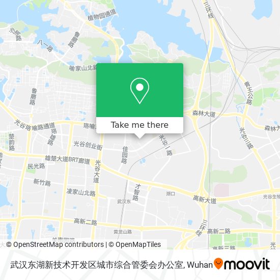 武汉东湖新技术开发区城市综合管委会办公室 map
