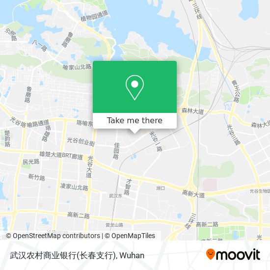 武汉农村商业银行(长春支行) map