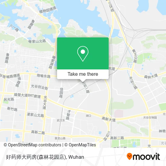 好药师大药房(森林花园店) map