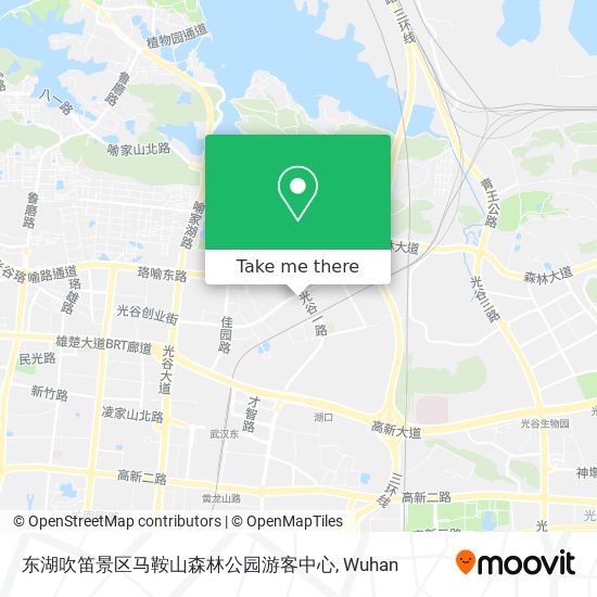 东湖吹笛景区马鞍山森林公园游客中心 map