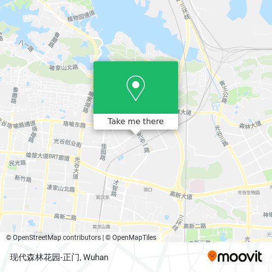 现代森林花园-正门 map