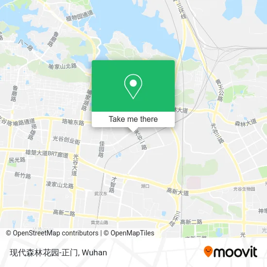 现代森林花园-正门 map