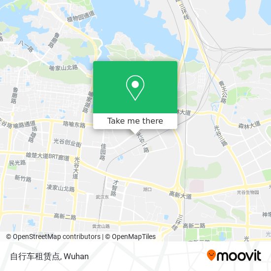 自行车租赁点 map