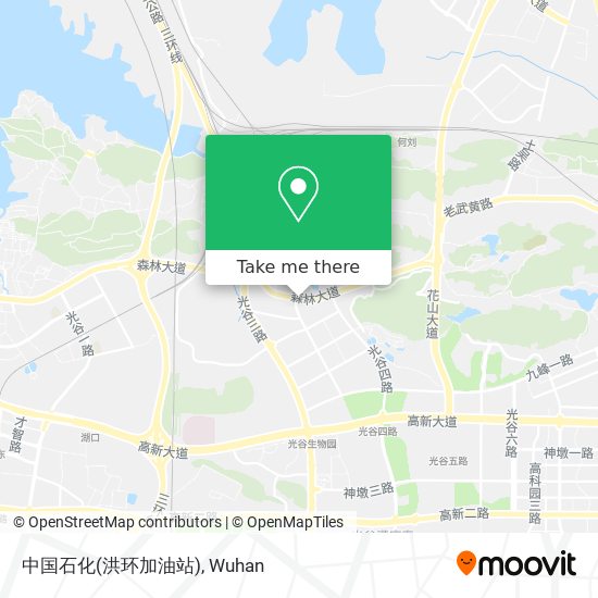 中国石化(洪环加油站) map