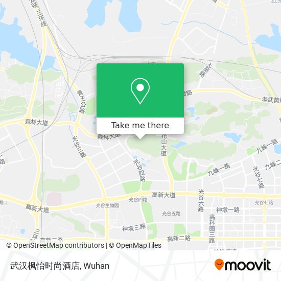 武汉枫怡时尚酒店 map