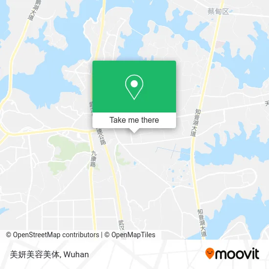 美妍美容美体 map