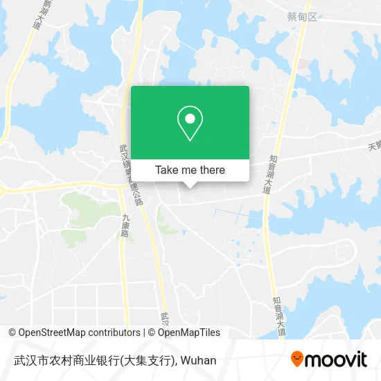 武汉市农村商业银行(大集支行) map
