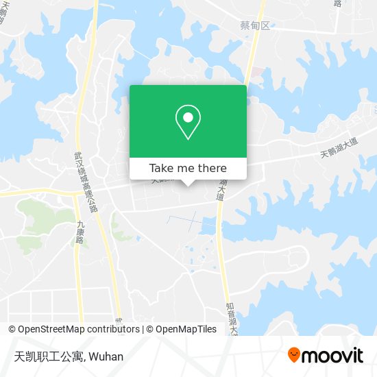 天凯职工公寓 map