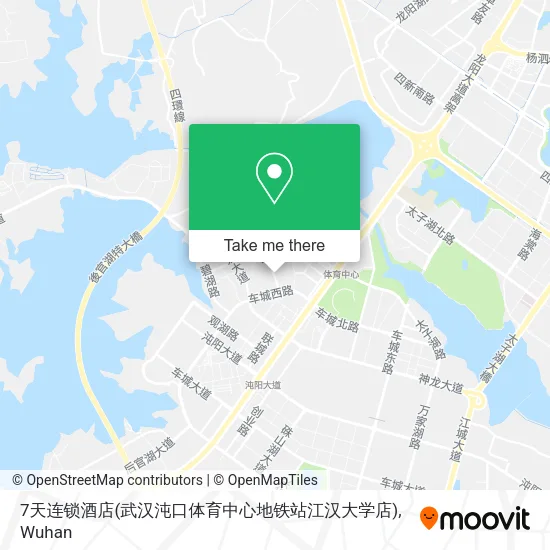 7天连锁酒店(武汉沌口体育中心地铁站江汉大学店) map