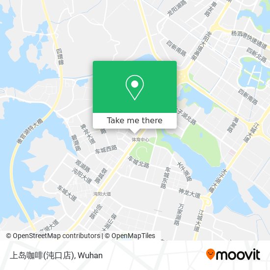 上岛咖啡(沌口店) map
