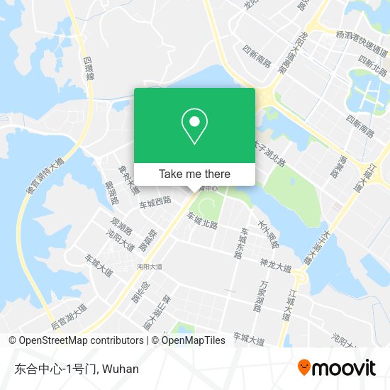 东合中心-1号门 map