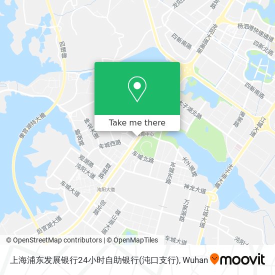 上海浦东发展银行24小时自助银行(沌口支行) map