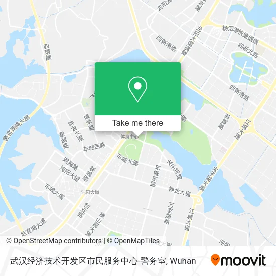 武汉经济技术开发区市民服务中心-警务室 map