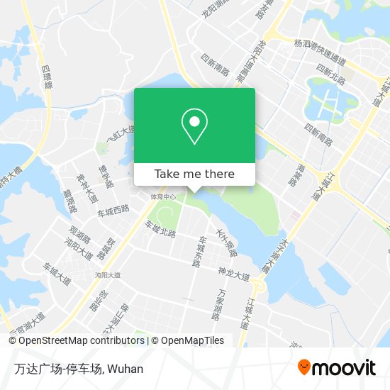 万达广场-停车场 map