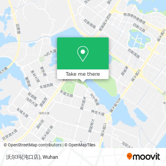 沃尔玛(沌口店) map
