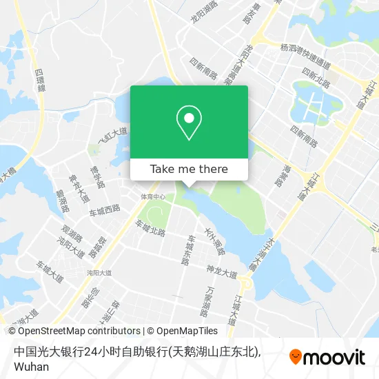 中国光大银行24小时自助银行(天鹅湖山庄东北) map