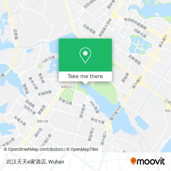 武汉天天e家酒店 map