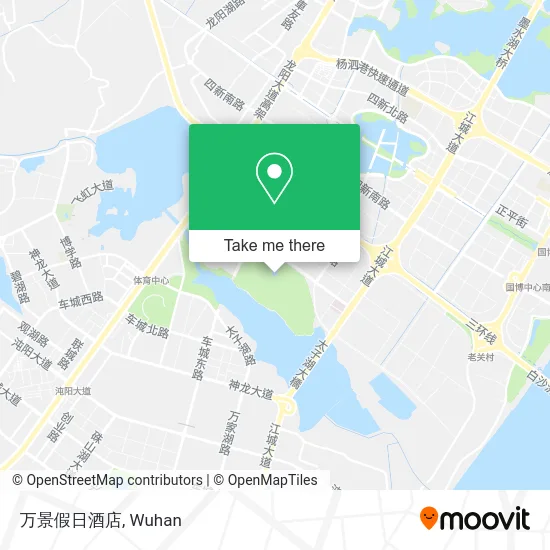 万景假日酒店 map