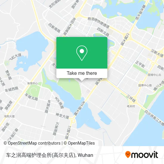 车之润高端护理会所(高尔夫店) map