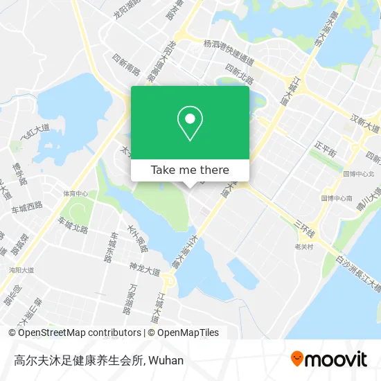 高尔夫沐足健康养生会所 map