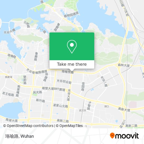 珞喻路 map