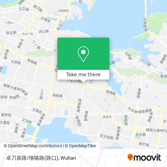 卓刀泉路/珞喻路(路口) map