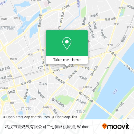 武汉市宏燃气有限公司二七侧路供应点 map