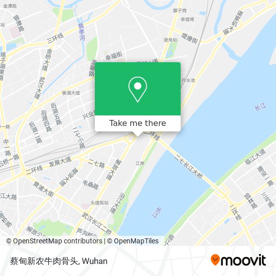 蔡甸新农牛肉骨头 map