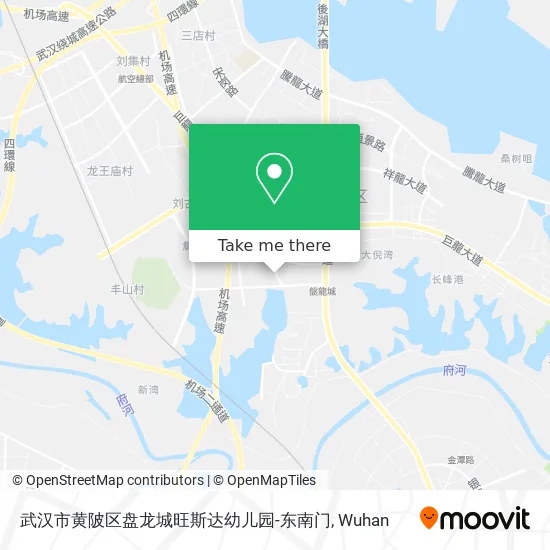 武汉市黄陂区盘龙城旺斯达幼儿园-东南门 map