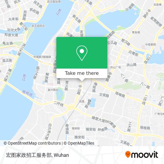 宏图家政招工服务部 map