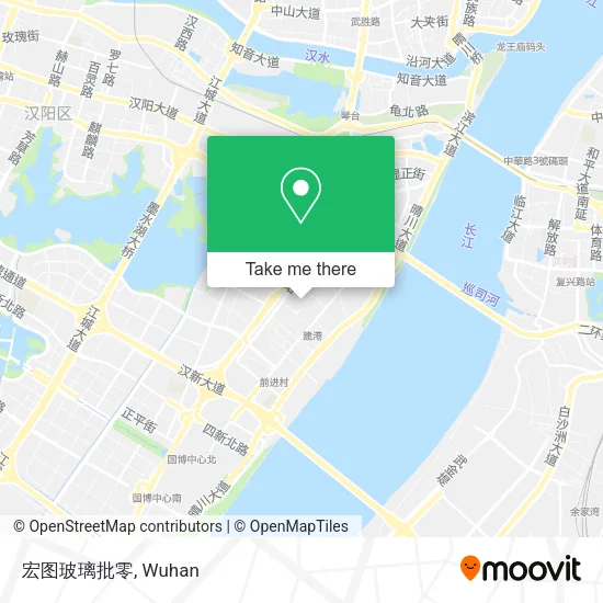 宏图玻璃批零 map