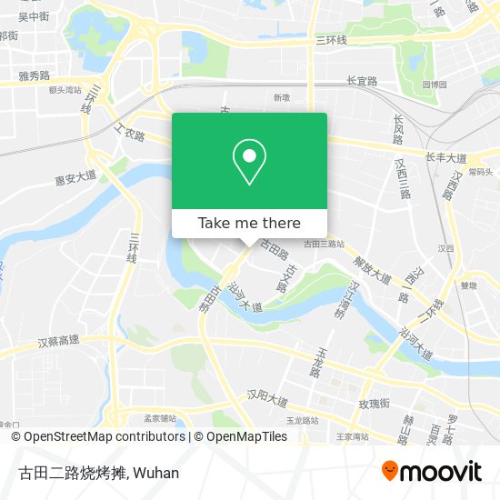 古田二路烧烤摊 map