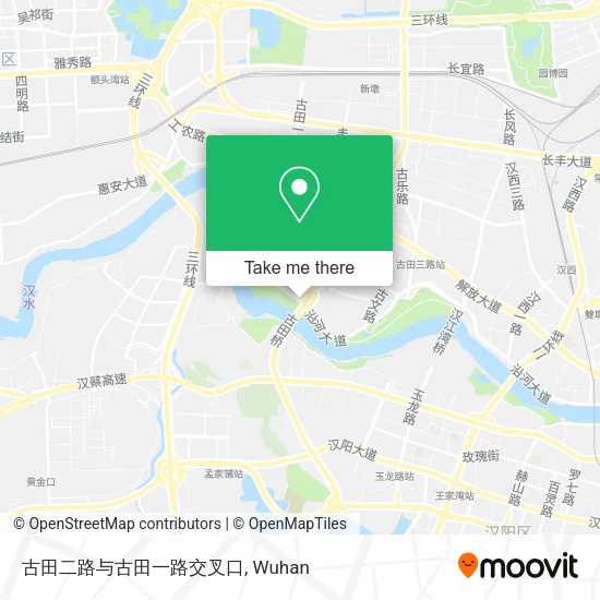 古田二路与古田一路交叉口 map
