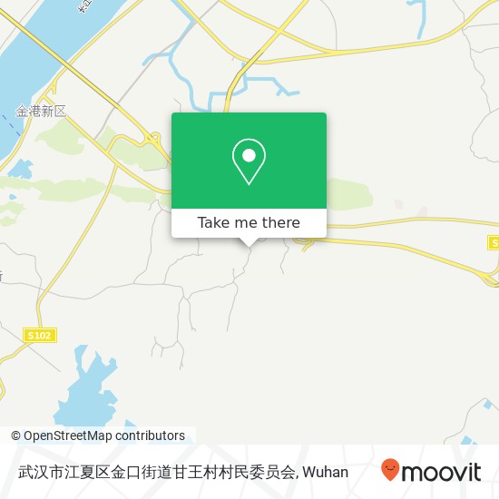 武汉市江夏区金口街道甘王村村民委员会 map