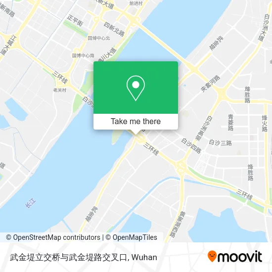 武金堤立交桥与武金堤路交叉口 map