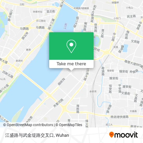 江盛路与武金堤路交叉口 map