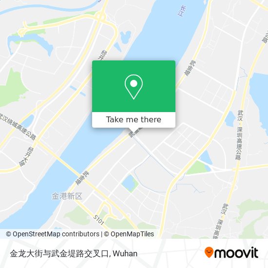 金龙大街与武金堤路交叉口 map