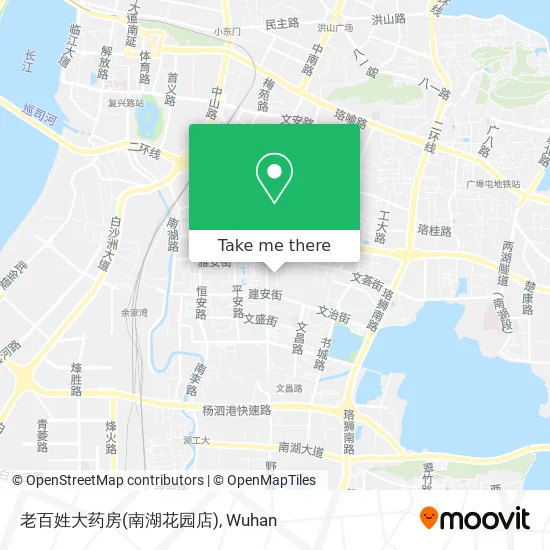 老百姓大药房(南湖花园店) map
